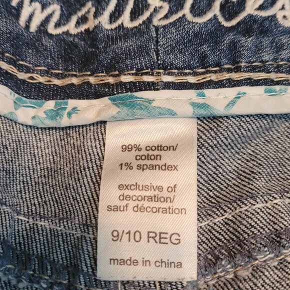 Maurices Jeans 10 R Curvy Bootcut M Pocket Mid Rise Medium Light Wash Stretch - Picture 4 of 10
